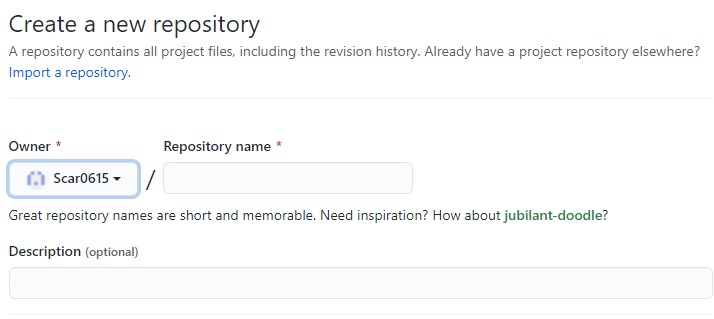 Repository name